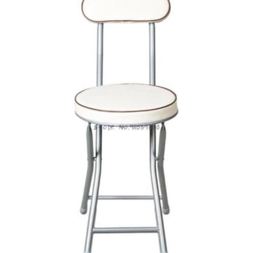 Home Dining Chair Folding Chair White Desk Chair Writing Chair Leisure Chair Folding Restaurant Chair