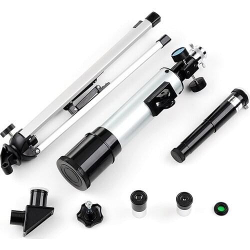 Monocular F36050 HD Zoom Beginner Starfinder 1.5x Astronomical Telescope High-definition Telescope Night Vision Refraction Moon