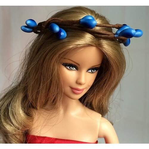 10pcs/20pcs Imitation flower rattan garland wristband bracelet Headwear DIY Accessories For Barbie Toy Doll Gift Decorate Room