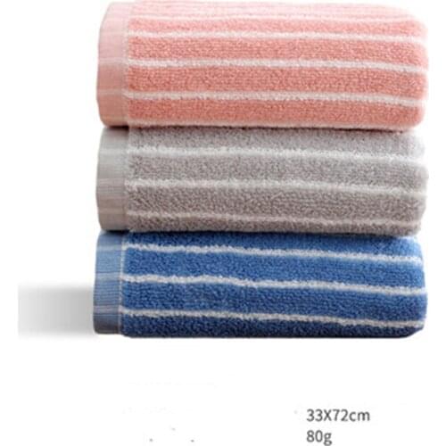 33x72CM 3 Pics Embroidered Towel Pure Cotton Soft Absorbent Hair Men Women Adult Face Wash Bath Household Wholesale