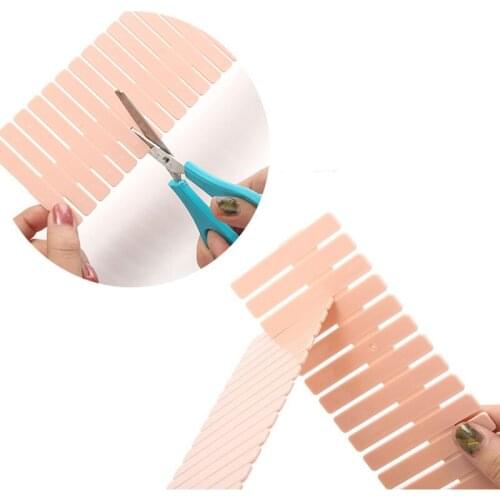 4Pcs DIY Drawer Dividers Adjustable Drawer Storage Organizer for Clutter Kitchen Cutlery Dresser Makeup Tools Socks EF