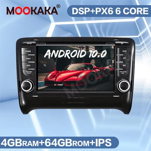 Android 10.0 PX6 DSP Car Radio GPS Navigation For Audi TT MK2 8J 2006+ Multimedia DVD Player Auto Stereo Head Unit Audio Video