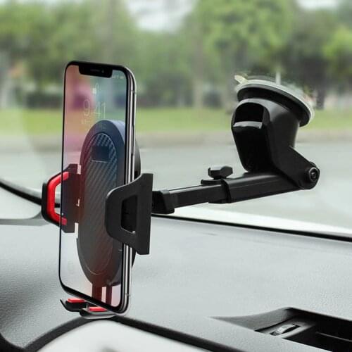 360 Degree Rotation Sucker Stand Car Cell Phone Mount Holder Auto Windshield Dashboard Mobile GPS Stand Support Bracket