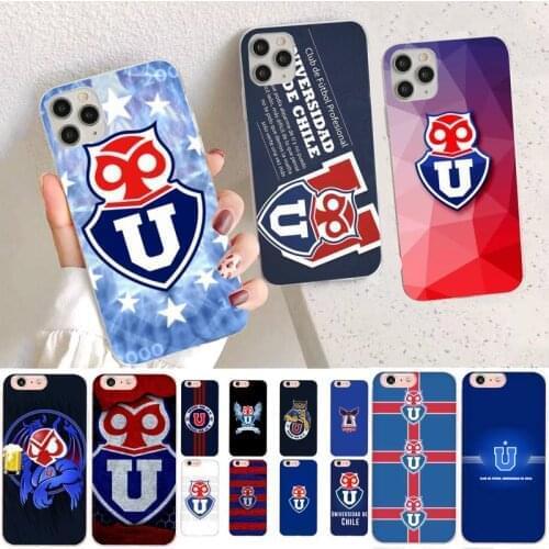 YNDFCNB University of Chile fashion logo Phone Case for iPhone 11 12 pro XS MAX 8 7 6 6S Plus X 5S SE 2020 XR case