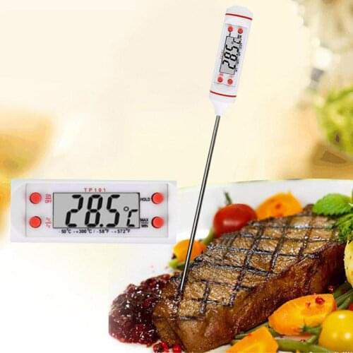 BBQ Kitchen Digital Food Thermometer Meat Water Milk Candy Fry Grill Dinning Electronic Oven Waterproof Household Kitchen Tools