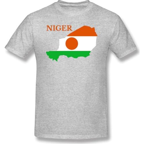 Niger Map Flag Mens Basic Short Sleeve T-Shirt Novelty Graphic R282 Top tee USA Size