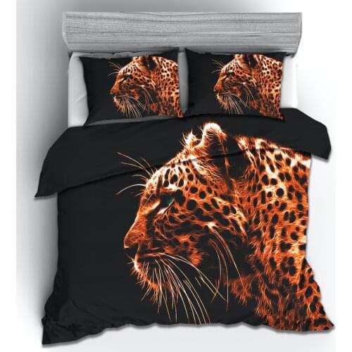 3D Bedding Set Animal Pattern Down Comforter Cover Bed Cover Bedding Pillowcase Extra Large Household Textile