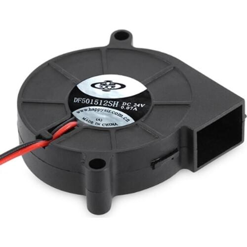 New 3/6 Pcs Silent DC 24V 5015 Cooling Blower Exhaust Turbo Fan Brushless Cooler for 3D Printer Computer DOM668