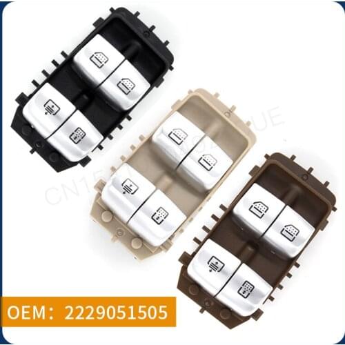 OEM 2229051505 is suitable for Mercedes-Benz E-Class W213/S-Class W222/Maybach S-Class X222 Window Lifter Single Switch