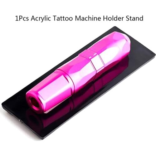 Acrylic Tattoo Machine Gun Holder Stand Transparent Rack Rest Organzier For Tattoo Machine Gun Permanent Makeup Accessories New