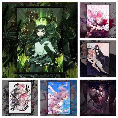 Puella Magi Madoka Magica Anime Manga HD Print Wall Poster Scroll