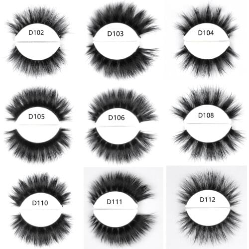TDANCE 5D Makeup Eyelashes 3D Mink Lashes Fluffy Soft Wispy Volume Natural Long Cross False Eyelashes Eye Lash Reusable Eyelash