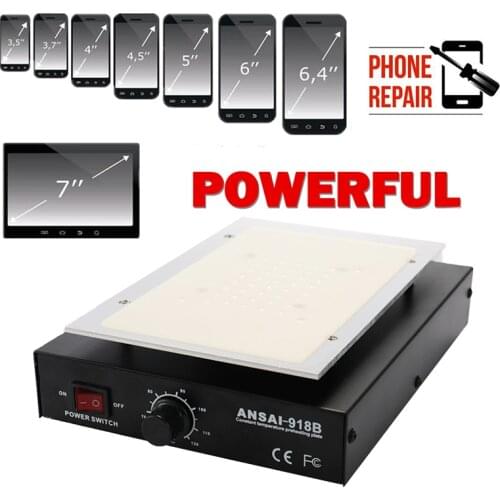 Screen Separator Auto Heating Metal Phone Repair Machine Glass Removal Heating Platform Plate LCD Screen Separators