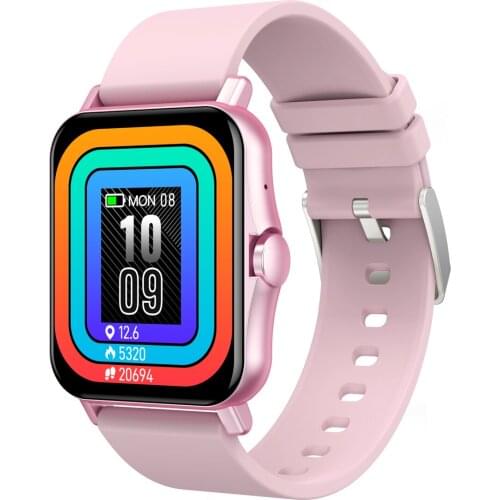 2021 New ZW23 Bluetooth Call Smart Watch Body Temperature Measure 1.69 Inch Waterproof Smartwatch Fitness Tracker VS T68 Y68 P8