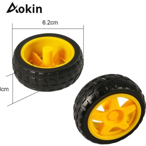 Tt Motor Motor Wheels Smart Car Chassis Robot Remote Control Car Wheels For Arduino Diy Kit