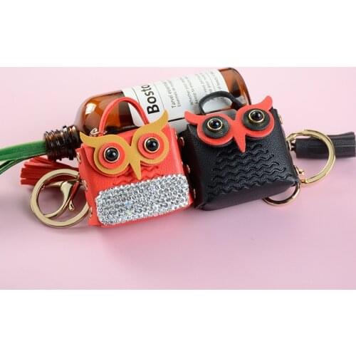 Owl Coin Purse Keychain Cartoon Mobile Phone Bag Small Pendant Bluetooth Headset Protective Cover Small Gift