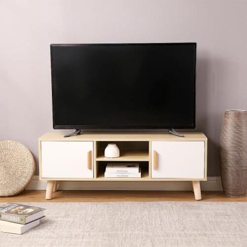 Television Stands Living Room TV Cabinets With Double Sliding Doors Drawer Storage Organizer TV Cabinet Table HWC