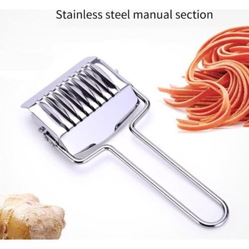 High-quality manufacturers direct stainless steel noodle slicer stainless steel manual noodle slicer vanilla chives noodles slic