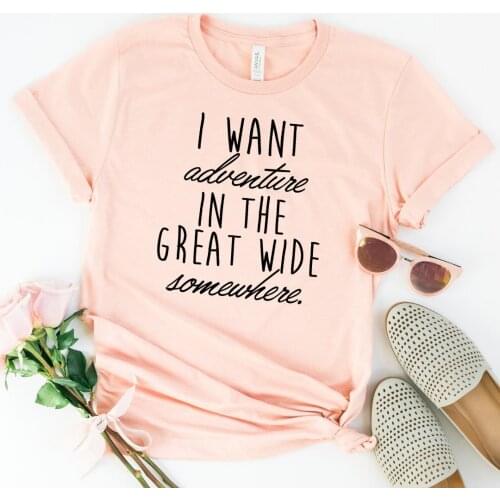 I Want Adventure In The Great Wide Somewhere T-shirt Beauty and Beast Shirt Princess Movie Quote Shirt Gift for Her