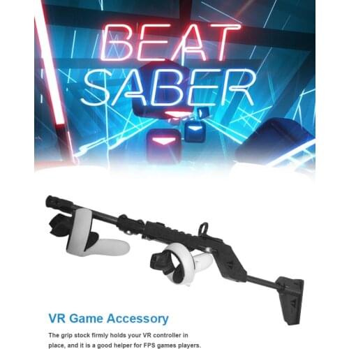 Shooting Game Hard PC Controller Shell VR Shooting Game Grip Stock For Quest 2 Controllers VR Shooting Game Grip Stock For Quest