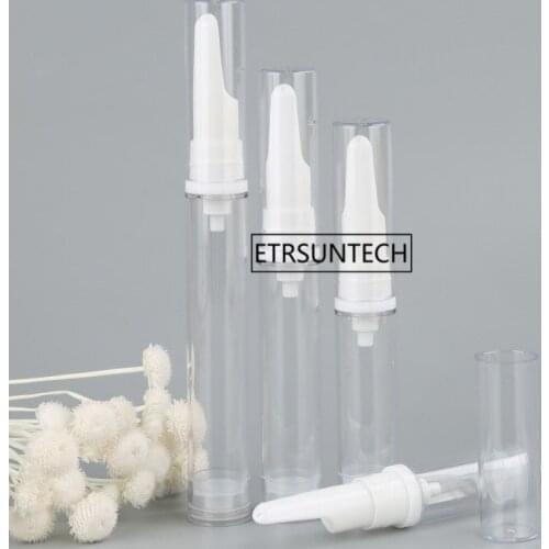 100pcs 5ML 10ML 15ML Empty Airless Lotion Pump Bottle Spray Refillable hand cream bottles Vacuum Eye Cream Container F3588
