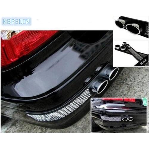 HO 3D Car Styling Automobiles Carbon Exhaust Stickers For Hyundai elantra ix35 solaris accent i30 ix25 tucson Accessories 2pcs