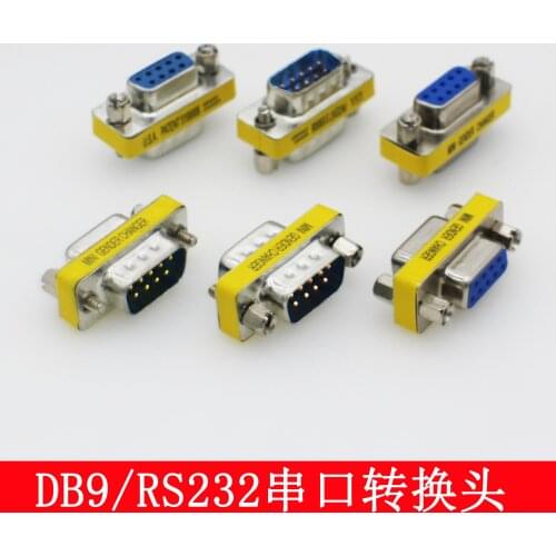 DB9 needle serial port adapter/nine needle conversion head/to the adapter /RS232/ needle seat needle seat/needle seat hole seat