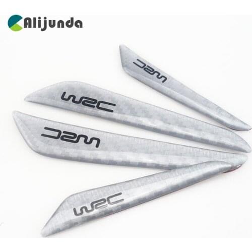 Alijunda Car Sticker Car Door Protector Door Side Edge Protection Guards Stickers for Skoda Octavia Fabia Rapid Superb Roomster