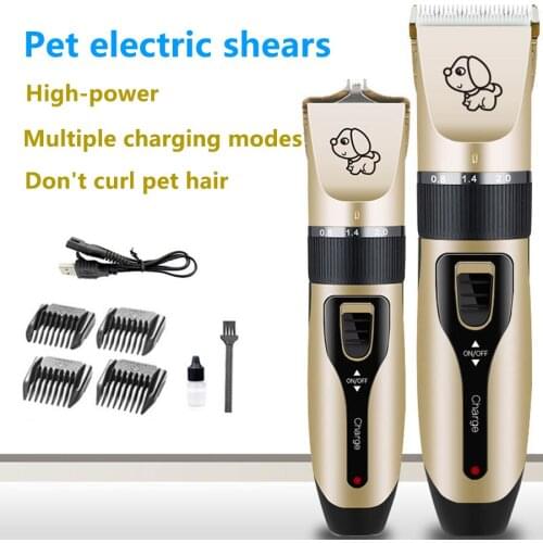 Dog Cordless Clipper Animal Hair Cutting Machine (Pet/Dog/Cat/Rabbit) Haircut Washed Shaver Pets Rechargeable Professional