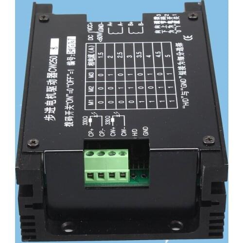 CW250 Stepper motor driver 20-60VDC 5A for nema23 nema34 stepping motor CNC engraving