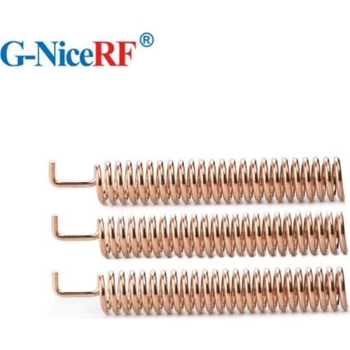 Free Shipping 50PCS Stable Performance SW433-TH32 10W 433MHz Copper Spring Antenna
