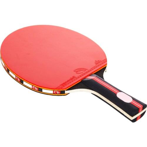 Table Tennis Racket Set Ping Pong Racket Kit With 2 Paddles and 3 Balls Handshake Grip for Practicing