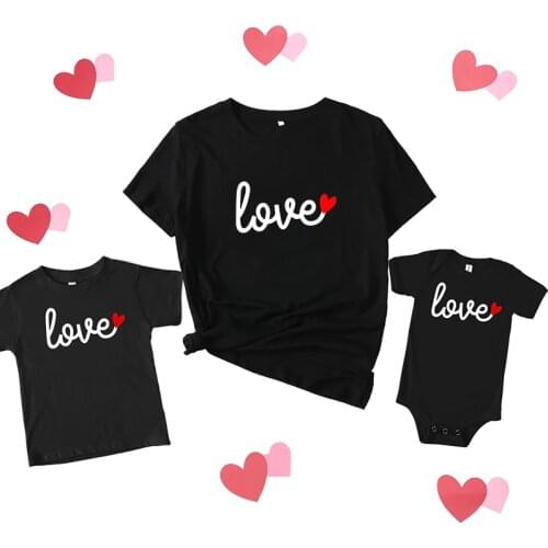 Mommy and Me Matching Valentines Day Shirts Kids Babies Toddler Shirts for Valentines Day Valentines Gift