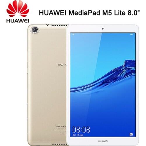 Original HUAWEI Mediapad M5 lite 8.0 inch tablet PC Kirin 710 Octa Core Android 9.0 GPU Turbo 5100mAh Battery