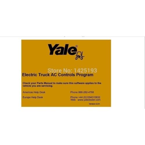 Yale Electric Truck AC Controls Program ETACC v2.4K
