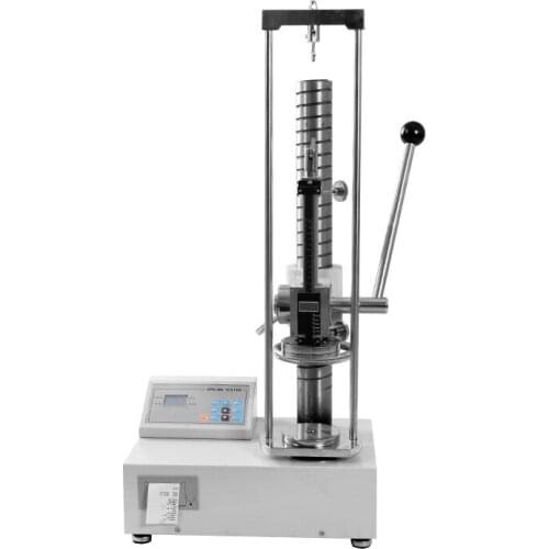 Manual spring test stand for spring tensile and compressive testing