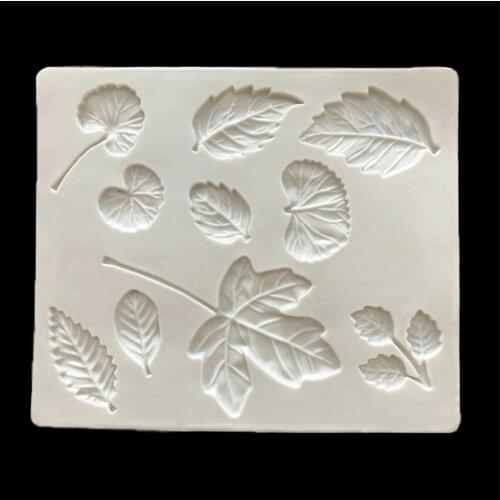 Leaves combination Cakes Molds Silicone Mold Fondant Cake Chocolate Soap Candy Biscuit Sugar Mold Baking Kitchen Accessories DIY