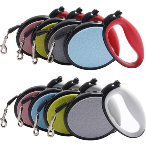 Durable Reflective Pet Dog Leashes For Large Dogs Automatic Extending Traction Rope Retractable Big Dog Pet Walking Leash Leads