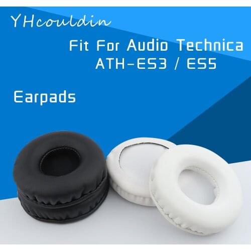 YHcouldin Earpads For Audio Technica ES5 ES3 ATH-ES5 ATH-ES3 Headphone Accessaries Replacement Leather