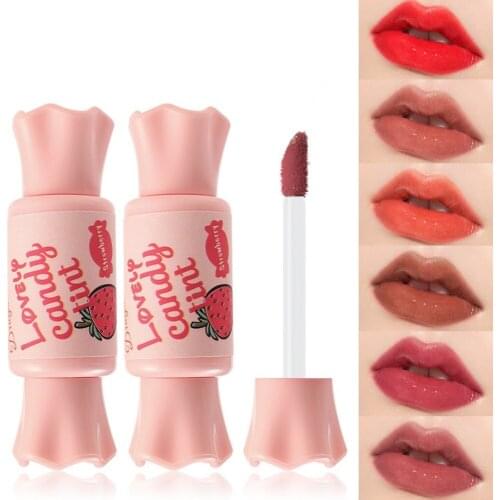 Women Lip Gloss Moisturizing Candy Lip Glaze Long Lasting Lipstick Liquid Cosmetic Tools Lip Cosmetic