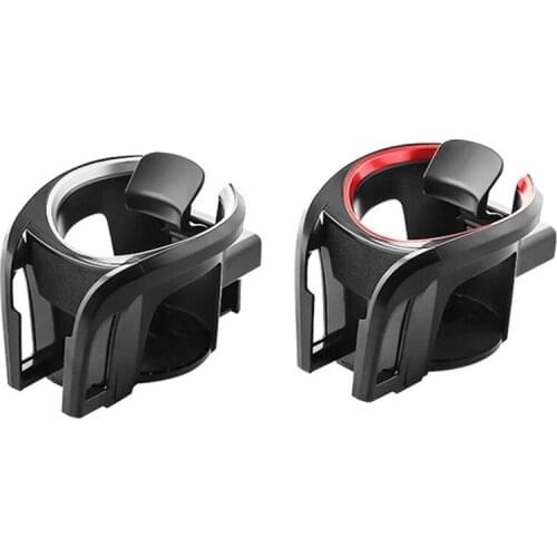 2 in 1 Car Cup Holder Phone Mount Vent Fixed Rack Organizer Universal Adjustable Drink Bottle Bracket Stand