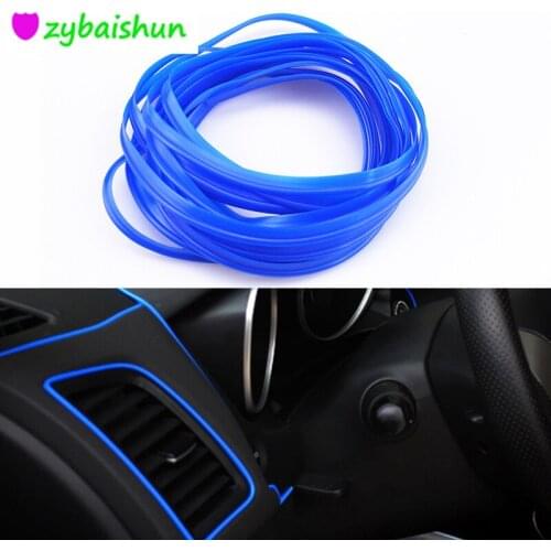 Car styling 7mm without nail accessories interior decoration line for Volkswagen vw POLO Tiguan Passat Golf EOS Scirocco