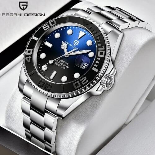 PAGANI Design Automatic Mens Mechanical Watches Sapphire Glass Top Brand Luxury Watch Men 2021 Stainless Steel Waterproof Watch