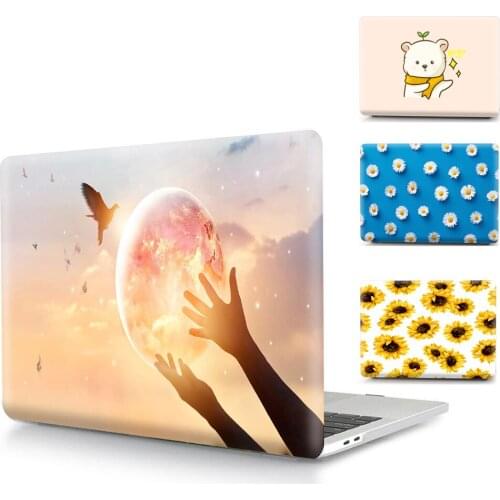 Cute Pattern Hard Laptop Case For MacBook Air 11 13 Pro Retina 12 13 15 16 TouchBar Protective Shell Cover For Mac book Air 13.3