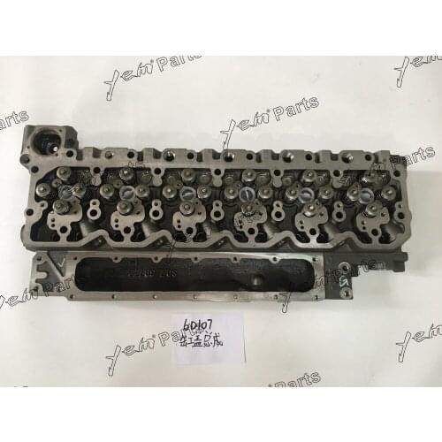 For Komatsu engine parts 6D107 Cylinder head assy