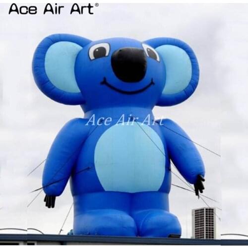 Add your logo on giant Advertising Inflatable Koala cartoon replica with free air blower for Australia Event