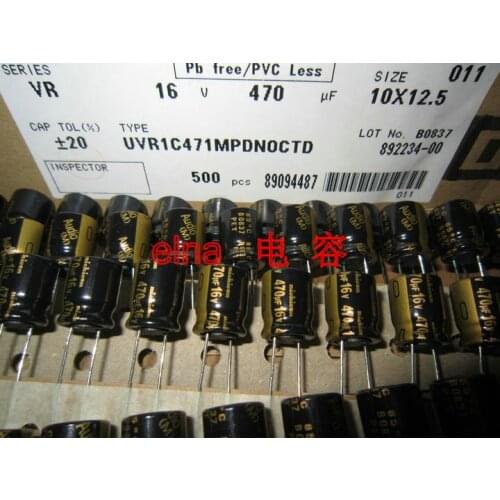 New original NICHICON AUDIO 16v470uF audio electrolytic capacitors 470UF16V 10mmX12.5mm