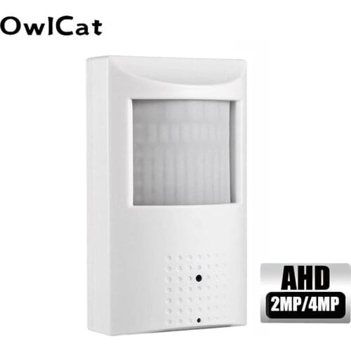 OwlCat PIR Design Indoor Home Mini Bayby Monitoring Camera AHD 1080P Cameras 2MP 4MP IR 850nm 940nm 3.6mm Lens Security Camera