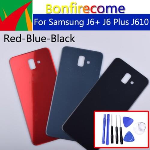 J6+ For Samsung Galaxy J6+ J6 Plus J610 J610F J610G J610DS J610FN Housing Battery Cover Back Cover Case Rear Door Chassis Shell