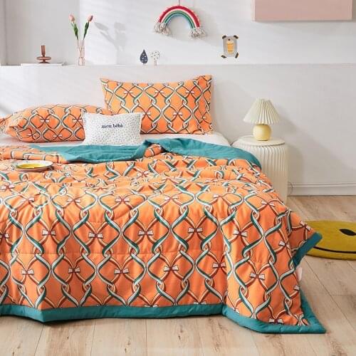 Summer wash cotton air conditioning by summer cool by double thin quilt children single machine wash summer quilt